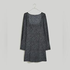 Madewell Seamed Long Sleeve Ditsy‎ Floral Dress